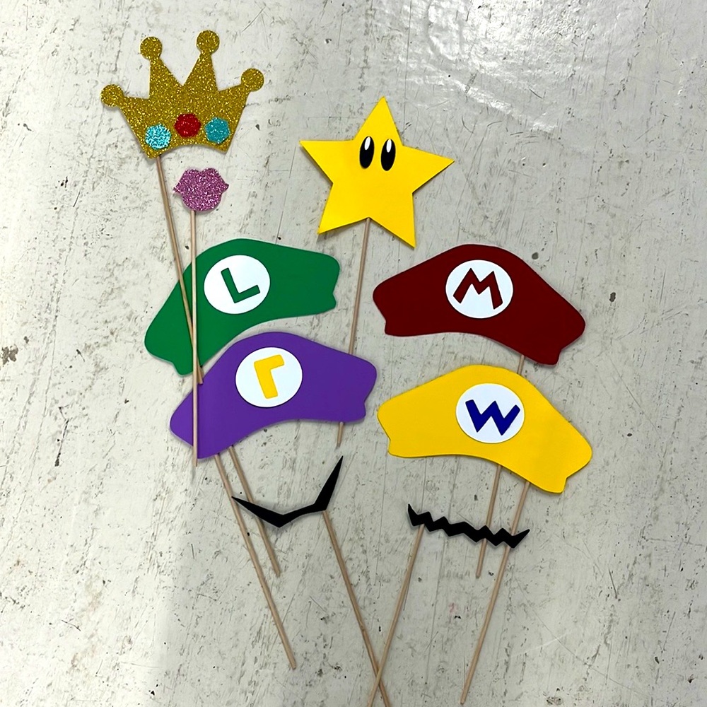 Mario Bros Photo Props!